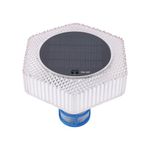 Brrnoo Floating Pool Ionizer Solar USB Charging RGB Lighting with Copper Ionization for Saltwater Freshwater Pools