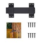 VANROUG Heavy Duty Gate Latch Sliding Bolt Lock Outdoor,with Padlock Hole Adjustable Gate Latch for Wooden Fences Barn Doors, Interior and Outdoor Door Latch,etc