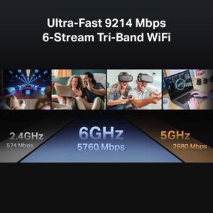 TP-Link Archer BE550 WiFi 7 Router – High-Speed Tri-Band Wireless