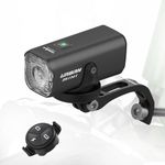 TOWILD Front Bike Light with Holder for Brompton Folding Bike, 800 Lumen 1100 mAh Bicycle Headlight with Wireless Remote & Fork Mount Stand Bracket, IPX6 Waterproof, Type-C Rechargeable Cycling Light