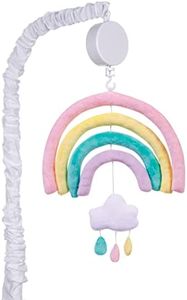 Trend Lab Rainbow Baby Crib Mobile with Music, Crib Mobile Arm Fits Most Standard Crib Rails