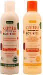 Cantu Care for Kids Tear-free Nourishing Shampoo 8oz & Conditioner 8oz Duo-set (with EOS Hand Lotion) by Cantu