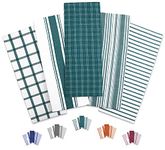 Trade Fountain Kitchen Towels - Pack of 5 Dish Towels for Kitchen Accessories - 19 x 27 INCHES Extra Large Highly Absorbent Dish Cloth - Reusable Hand Towels - 100% Pure Cotton Fabric