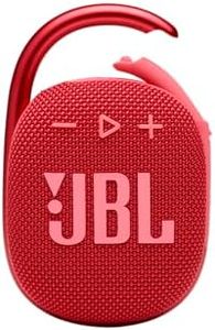 JBL Clip 4 - Portable Mini Bluetooth Speaker, Big Sound and Strong Bass, Built-in Carabiner, Waterproof IP67 and Dustproof, 10 Hours Playback, Speaker for Home