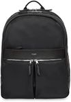 KNOMO Beaufort 15.6" Womens Laptop Backpack Work Bag Large Travel Rucksack,Black