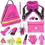GETLMUL Pink Car Emergency Kit, Pre
