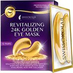 Under Eye Mask 24k Gold Eye Mask Under Eye Patches for Tired Eyes Eye Bags Wrinkles Eye Gel Pads SWISSOKOLAB