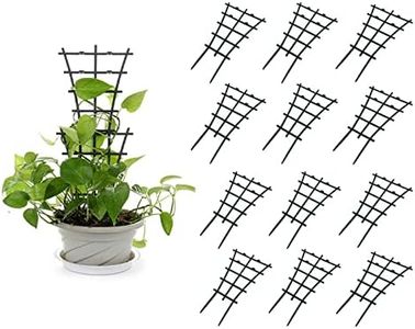 12 Pack Garden Trellis for Mini Climbing Plants,Extensible Potted Plant Support for Vines Vegetables Vining Flowers Patio Climbing Trellises Climbing Plants Flowers