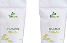 Tea Aroma - Weight Management Tea Combo | Infused with 18 Organic Herbs | Caffeine Free | Aids Weight Management with Garcinia Combogia Terminalia Chebula Senna Leaves Lemongrass Moringa leaves - 100 g Pack of 2