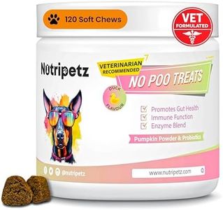 No Poo Chews for Dogs - Coprophagia & Stool Eating Deterrent with Probiotics, Digestive Enzymes & Breath Aid Support - Stop Dog Poop Eating