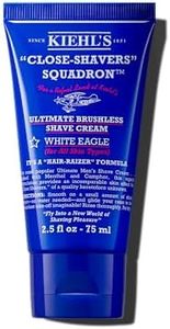 Kiehl's Ultimate Brushless Shave Cream with Menthol White Eagle, for All Skin Types, with Menthol & Camphor, Instant Refreshing & Cooling Effect, Minimizes Irritation - 2.5 fl oz