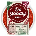 Do Goodly Dips Roasted Red Pepper - 6 x 150g Dips - Plant Based, Nothing Artificial & No Added Sugar. Dairy & Gluten Free - Only 53 Calories Per Serving