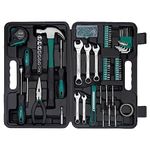 CARTMAN 148 Piece Automotive and Household Tool Set - Perfect for Car Enthusiasts and DIY Home Repairs Green