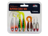 Abu Garcia Svartzonker McPerch Curly Tail Perch Imitation Lures for Perch, Pike and Zander Fishing - Mixed Sizes and Colours Varied assorted