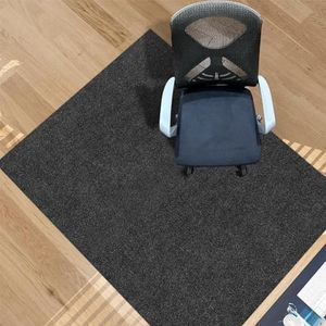 Chair Mat 130 * 160CM Office Mats for Rolling Chairs Low-Pile Office Floor Mat with Non-Slip TPE Rubber Backing for Hardwood Tile Floor