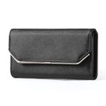 RNIEGA PU Leather Purses for Women, Wallet for Women, Long Ladies Purse with Multiple Card Slots and Zipper Compartment, Large Capacity Clutch with Coin Purses