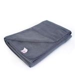 Addone Premium Microfiber Bath Towel | Quick Dry & Super Soft Bath Towel for Men and Women | Towel for Travel, Gym, Yoga, and Spa | Grey Solid (70 x 140CMs) - Pack of 1