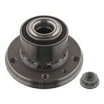 febi bilstein 34800 Wheel Bearing Kit with wheel hub and axle nut, pack of one