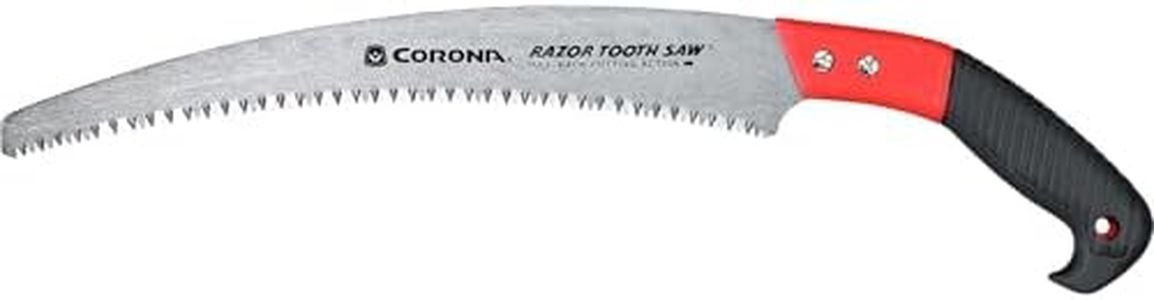 Corona Tools 13-Inch RazorTOOTH Pruning Saw | Tree Saw Designed for Single-Hand Use | Curved Blade Hand Saw | Cuts Branches up to 7" in Diameter | RS 7120