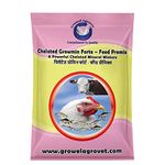 Growel Agrovet Chelated Growmin Forte- Feed Premix: Powerful Chelated Minerals Mixture For Aquacultures, Poultry, Cattle, Horse, Pig, Goats And Sheep - 5 Kg