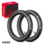 RUTU 12 1/2 x 2 3/4" 12.5x2.75" Dirt Bike Inner Tubes Set - Heavy Duty Inner tubes Replacement for Electric Dirtbike, Scooter, Kids Bicycle Stroller - Straight Copper Valve Butyl Rubber Fits 8.5" Rim