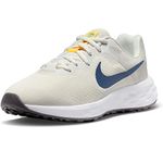 NIKE REVOLUTION 6. SNEAKER, SUMMIT WHITE/DIFFUSED BLUE-LIGHT BONE, 2.5 UK CHILD