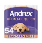 Andrex Toilet Roll - Supreme Quilted Toilet Paper, 54 Toilet Rolls