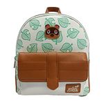 Animal Crossing Tom Nook Leaf Collage Mini Backpack