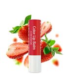 Kiss Tinted Lip Balm with SPF 20, Lasting Hydration, Infused with Natural Fruit Oils, 0.25 oz, Fresh Strawberry