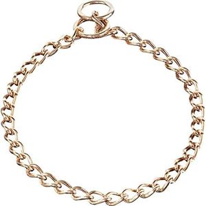 Herm Sprenger Curogan Choke Dog Training Chain Collar Hypoallergenic Nickel Free No-Pull Slip Collar for Small Medium Large Dogs for Easy Control Show Chain Collar Made in Germany 3mm 20in 50cm