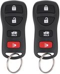 Vurkcy Keyless Entry Remote Control Car Key Fob Compatible with Infiniti EX35 FX35 FX45 I35 G35 QX56, Nissan Altima Armada Maxima Quest Sentra 350Z, Replacement for KBRASTU15 (Pack of 2)