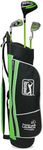 PGA TOUR Kids Golf Club Set for Ages 3-5 (3’6”-4’1”) – Left Handed Junior Beginner Starter Set with Driver, 7 Iron, Putter & Lightweight Stand Bag – Youth Golf Clubs for Boys & Girls