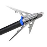 G5 Outdoors Megameat 100 Grain Broadhead 3 Pk, Stainless Steel (MM100)