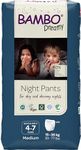 Bambo Dreamy Night Pants Nappies, Pull Up Pants, Eco Night Time Nappies Keep Beds Dry All Night, Pull Ups Training Nappies, Secure, Comfortable, Potty Training Pants, Children Aged 4-7, 15-35kg, 10PK