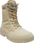 Savage Island Desert Army Combat Patrol Boots Tactical Cadet Military Security Seude Leather Tan Jungle, Desert Tan, 8 UK, Sand