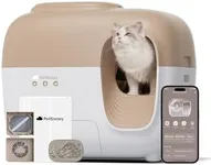 PetSnowy (2024 Premium Version) Snow+ Automatic Cat Litter Box Self Cleaning Litter Box - Less Smell, Minimal Tracking, Easiest Setup & Cleanup with 7-Stage Safety Protection