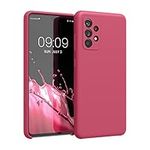 kwmobile Case Compatible with Samsung Galaxy A52 / A52 5G / A52s 5G Case - TPU Silicone Phone Cover with Soft Finish - Awesome Pink