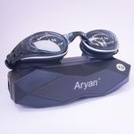 Aryan Rx Prescription Optical Corrective Lenses with UV Protection, Anti-Fog Powered Swimming Goggles (SG-2.00)