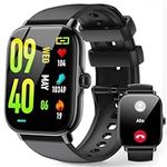 IFMDA Smart Watch for Men - 1.85'' Smart Watches With Answer/Make Call, Smartwatch with 111+ Sports Modes, IP68 Waterproof, Step Counter, 24h Heart Rate Blood Oxygen Sleep Monitor for Android iOS