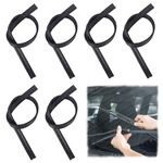 XiangSKY 6 Pack Wiper Blade Refills Windscreen Wiper Blade Refills 28 inch Silicone Rear Wiper Blade Refills for Most Cars Auto Buses Vans Lorries Trucks