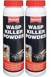 Rentokil Wasp Nest Killer Powder Wasps Nests In & Around The Home Fast Action 150g (Pack of 2)