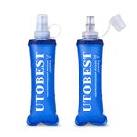 UTOBEST Soft Flask Running Water Bottle Collapsible Water Bottle for Trail Running Hydration Pack Hiking Cycling Climbing 250ML