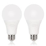 Radar Motion Sensor Light Bulb, 2 Pack A21 15W (100W Equivalent) 1500LM E26 Dusk to Dawn LED Bulbs Outdoor Lighting, Auto Motion Detector Light for Garage, Porch, Driveway, Patio,（Daylight 5000k）