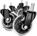 Office Chair Wheels, Set of 5, 11x2