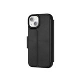 Tech 21 EvoLite Wallet Case for iPhone 14-3 card slot wallet, Black