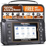 2025 FOXWELL NT624 Elite All System Scan Tool 8 Reset ODB2 Scanner ABS Bleed/SAS/TPS/Oil/EPB,BRT,Injector,D-P-F Resets Car Diagnostic Tool for All Cars Lifetime Free Update Battery Test Car Scanner