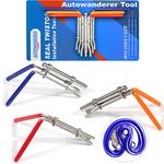 Hydraulic Cylinder Seal Install Tool Set - 3 PCS Hydraulic U-Cup Seal Twistor Installation Tool Kit with S M L