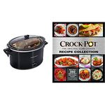 Hamilton-Beach 33195 Extra-Large Stay or Go Slow Cooker, 10 Quart Capacity, Black & Crockpot Recipe Collection: More Than 350 Crockpot Slow Cooker Recipes from the Leader in Slow Cooking