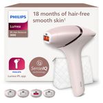 Philips Lumea IPL Hair Removal 9000 Series - Hair Removal Device with SenseIQ Technology, 4 Attachments Body, Face, Bikini and Underarm, Cordless Use (Model BRI957/00)