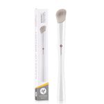 KINGMAS Angled Concealer Brush, Kabuki Makeup Brush Contour Brush for Liquid, Blending, Cream, Powder, Blush Buffing Stippling Face Makeup Tools White (270)